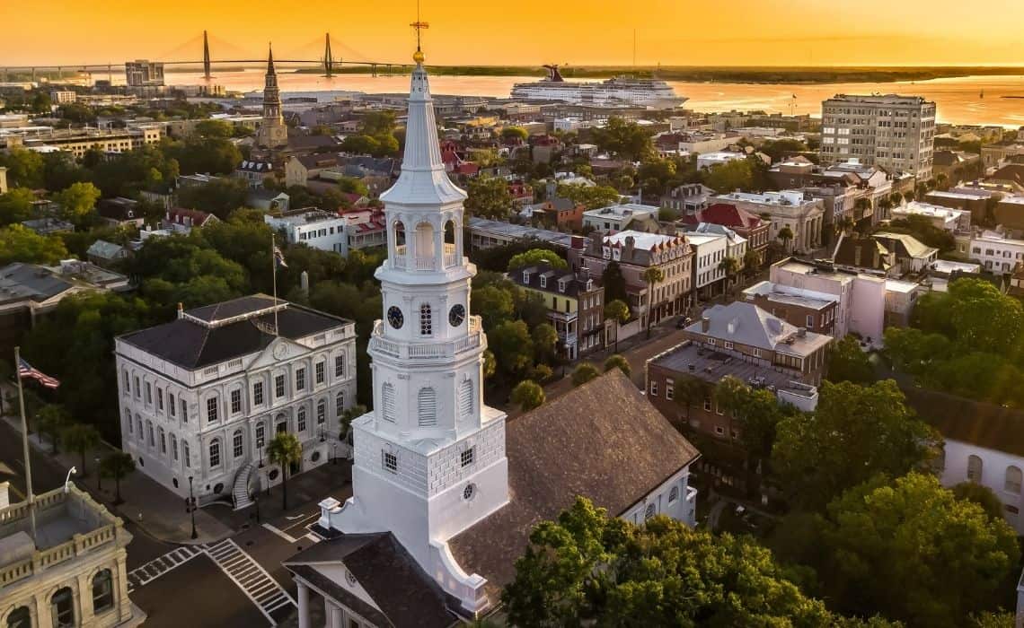 self guided driving tour of charleston sc